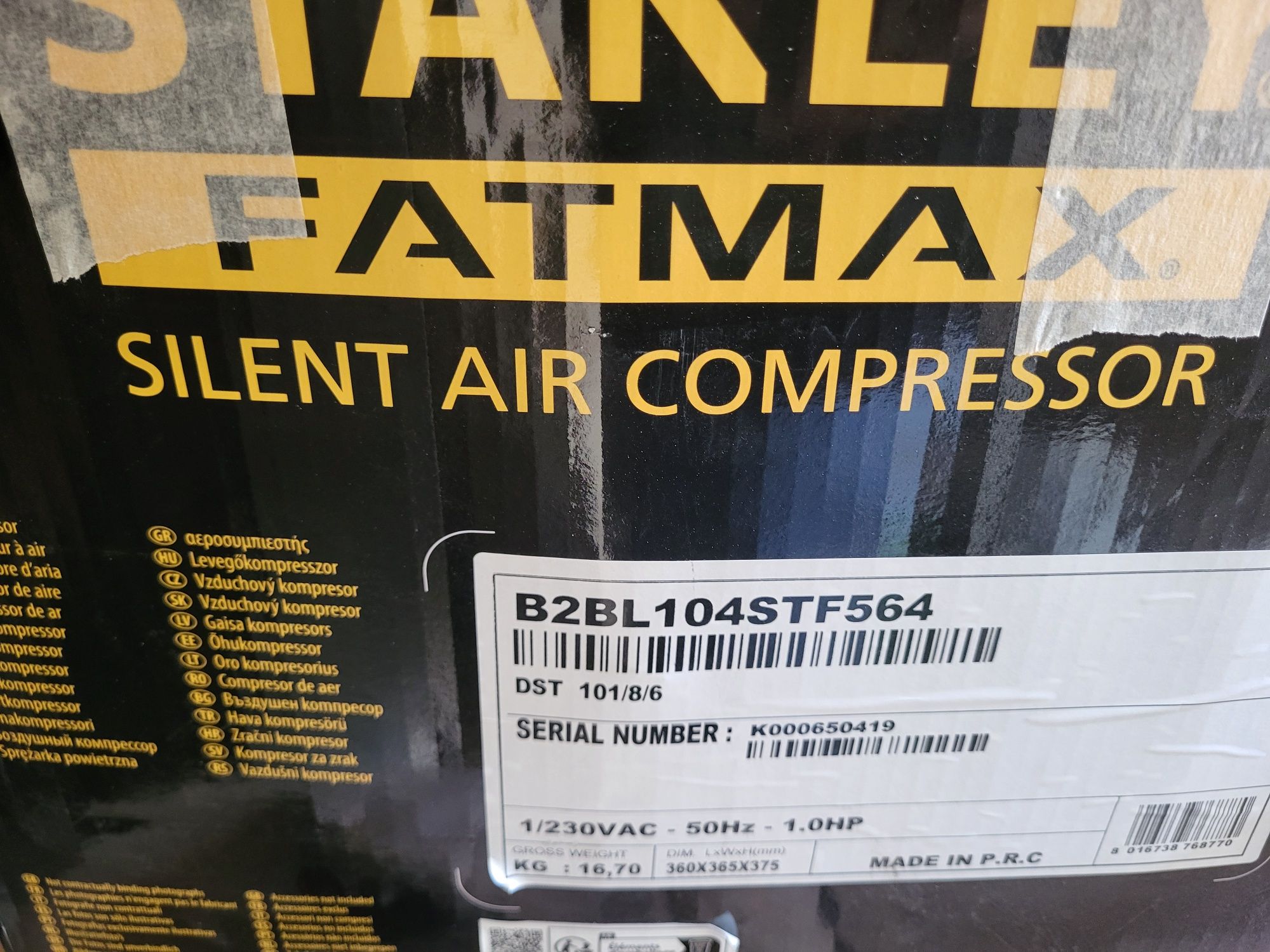 Compressor Stanley Fatmax 6lt