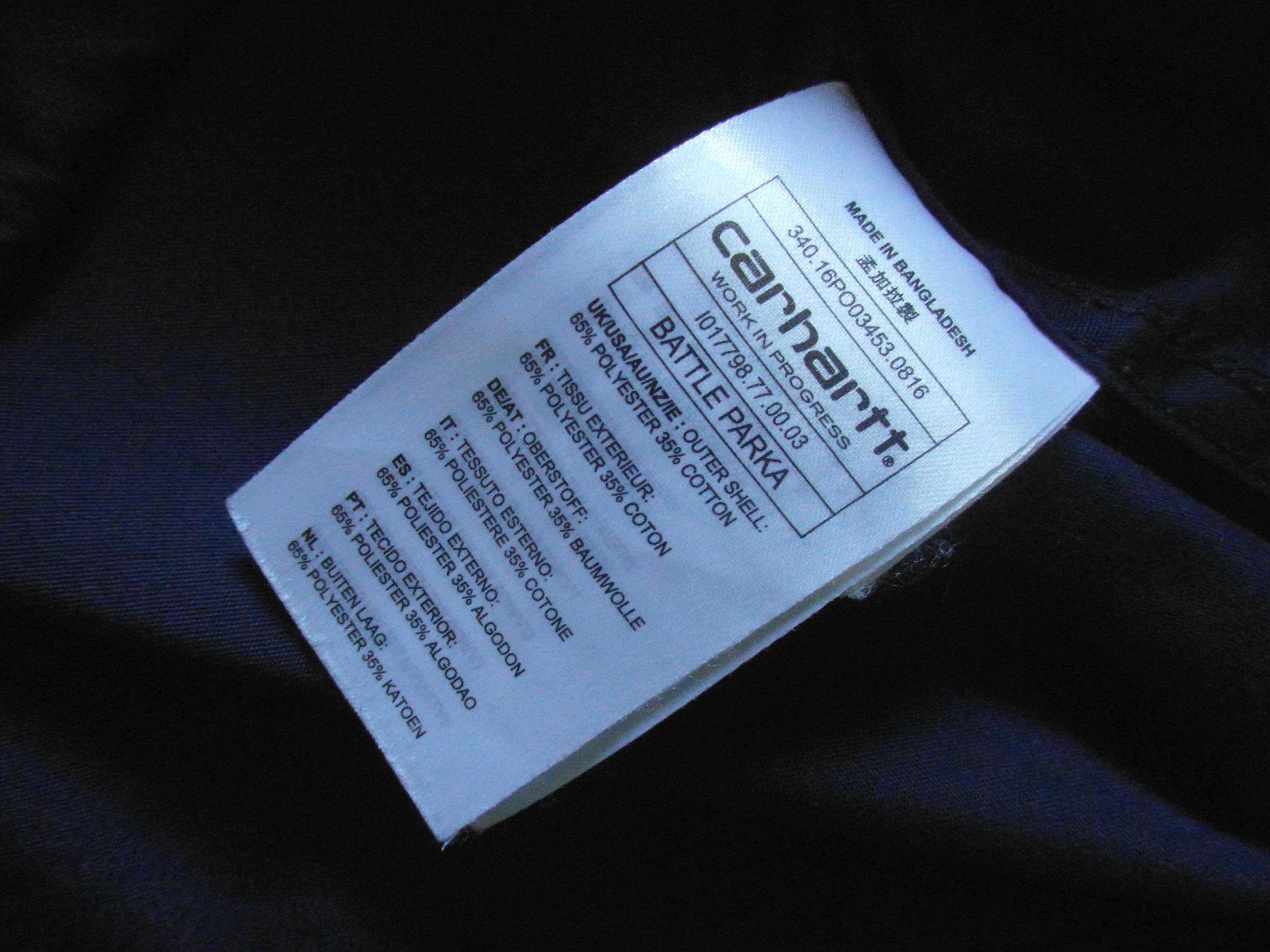 Carhartt Wip Battle Parka Kurtka męska Parka M BDB