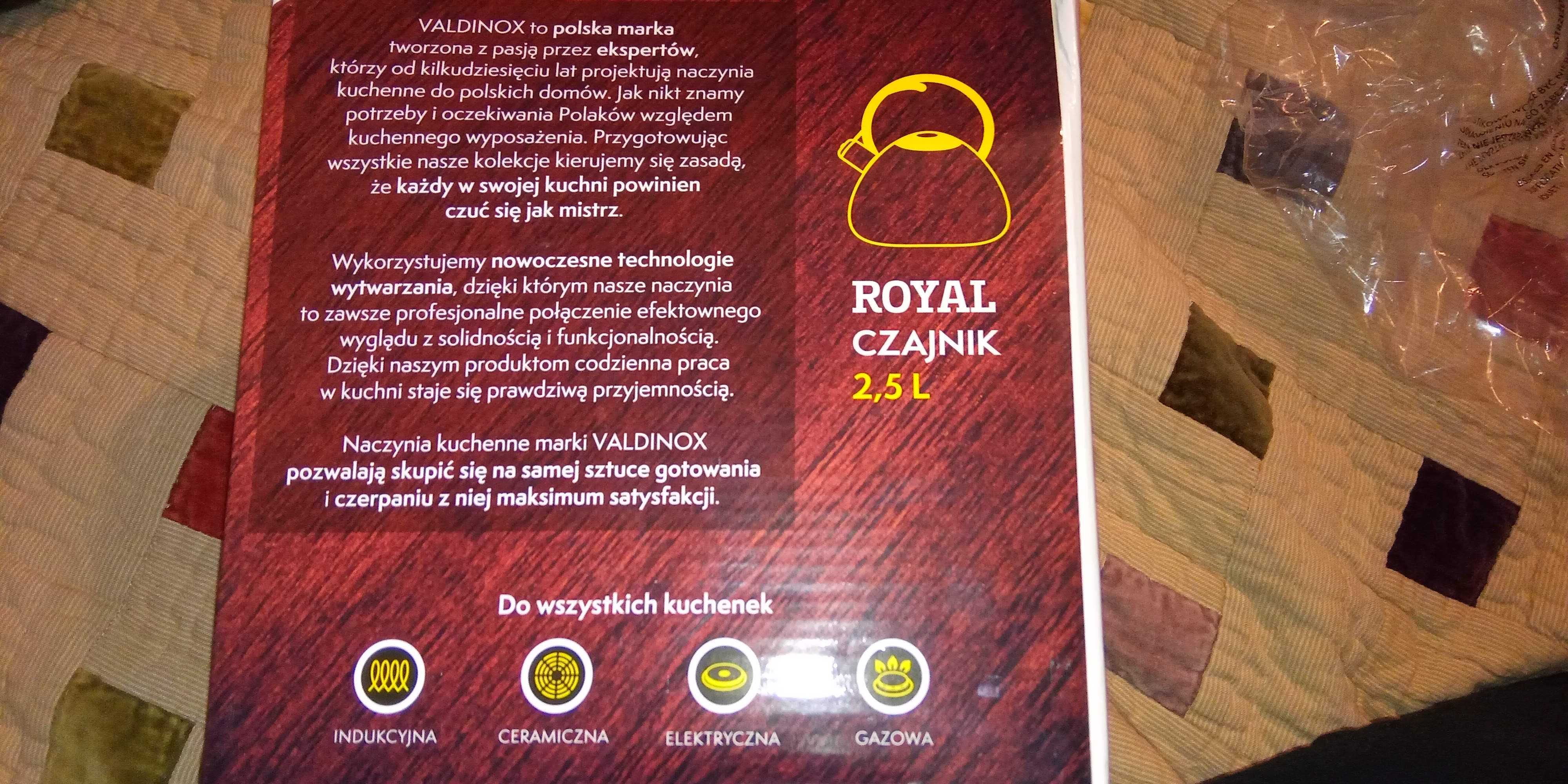 Czajnik Royal na indukcję 2,5 litra