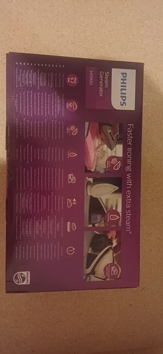 Żelasko z generatorem pary Philips