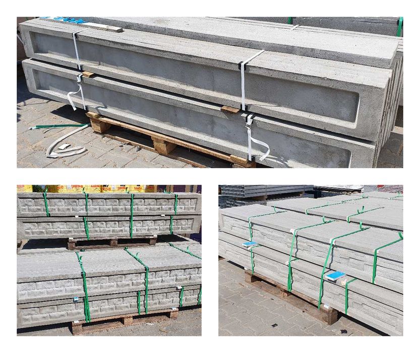 Panele Ogrodzeniowe 1,53 x 2,5m Słupek 2,3m 60x40 Podmurówka