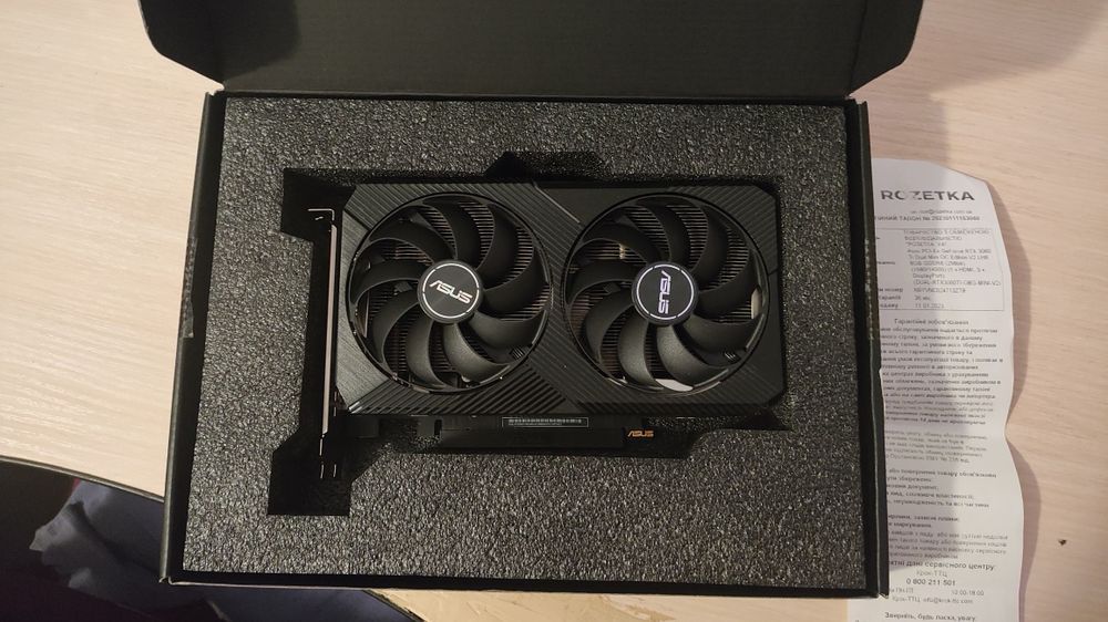 Продам відеокарта  Asus 3060ti