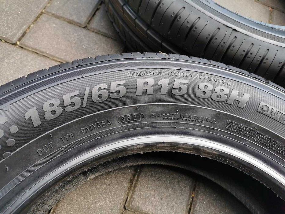 185/65 88H R15 KUMHO EcoWing ES31 jak NOWE 8mm 2021r Letnie Opony 4szt