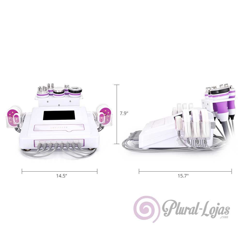 Maquina 6 em 1 de Cavitação + Radiofrequencia + Vácuo + LipoLaser