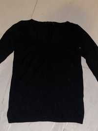 Czarny elegancki sweterek z zary r.M