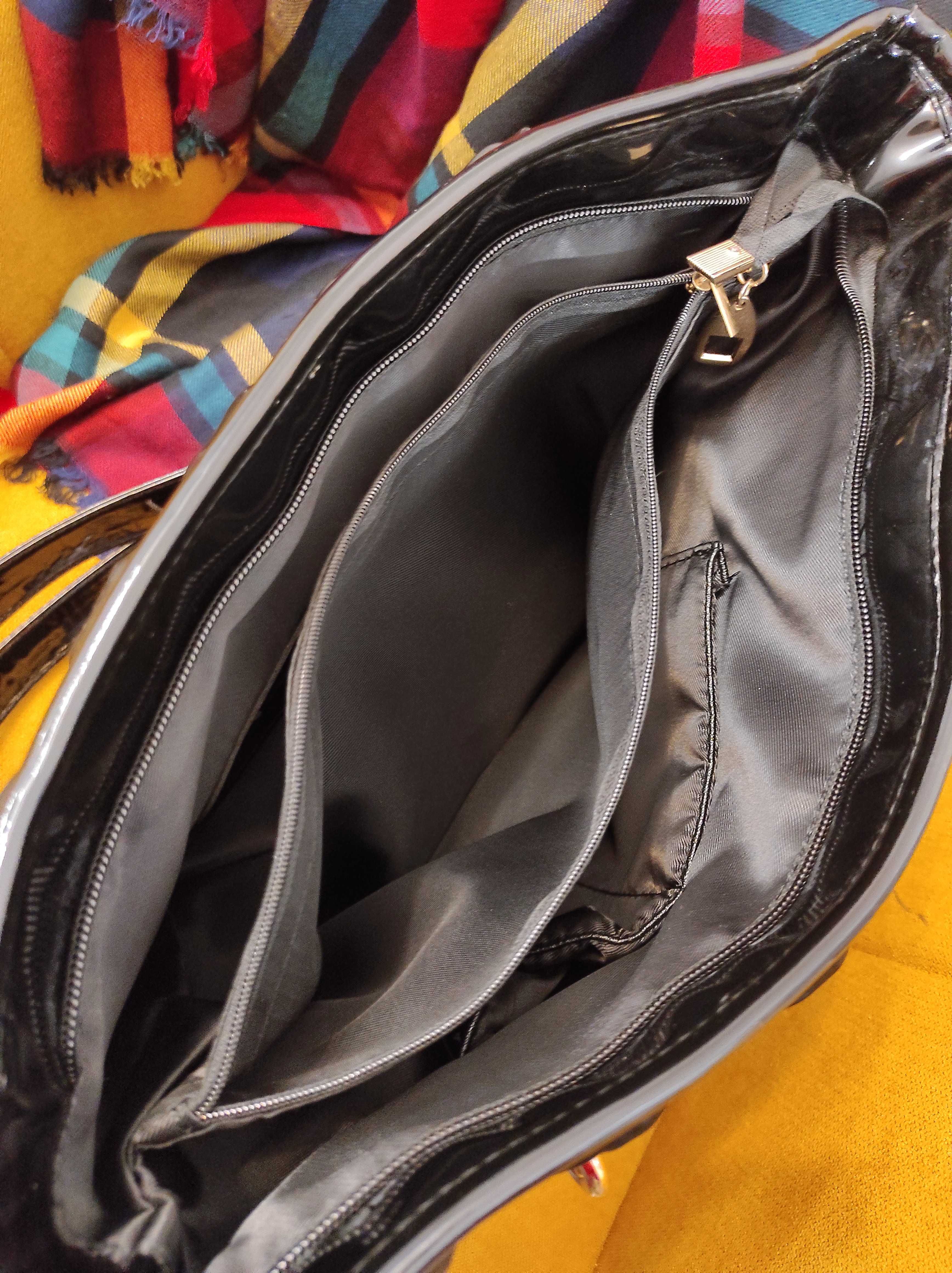 Нова жіноча чорна сумка велика MICHAEL KORS стьобана тканина