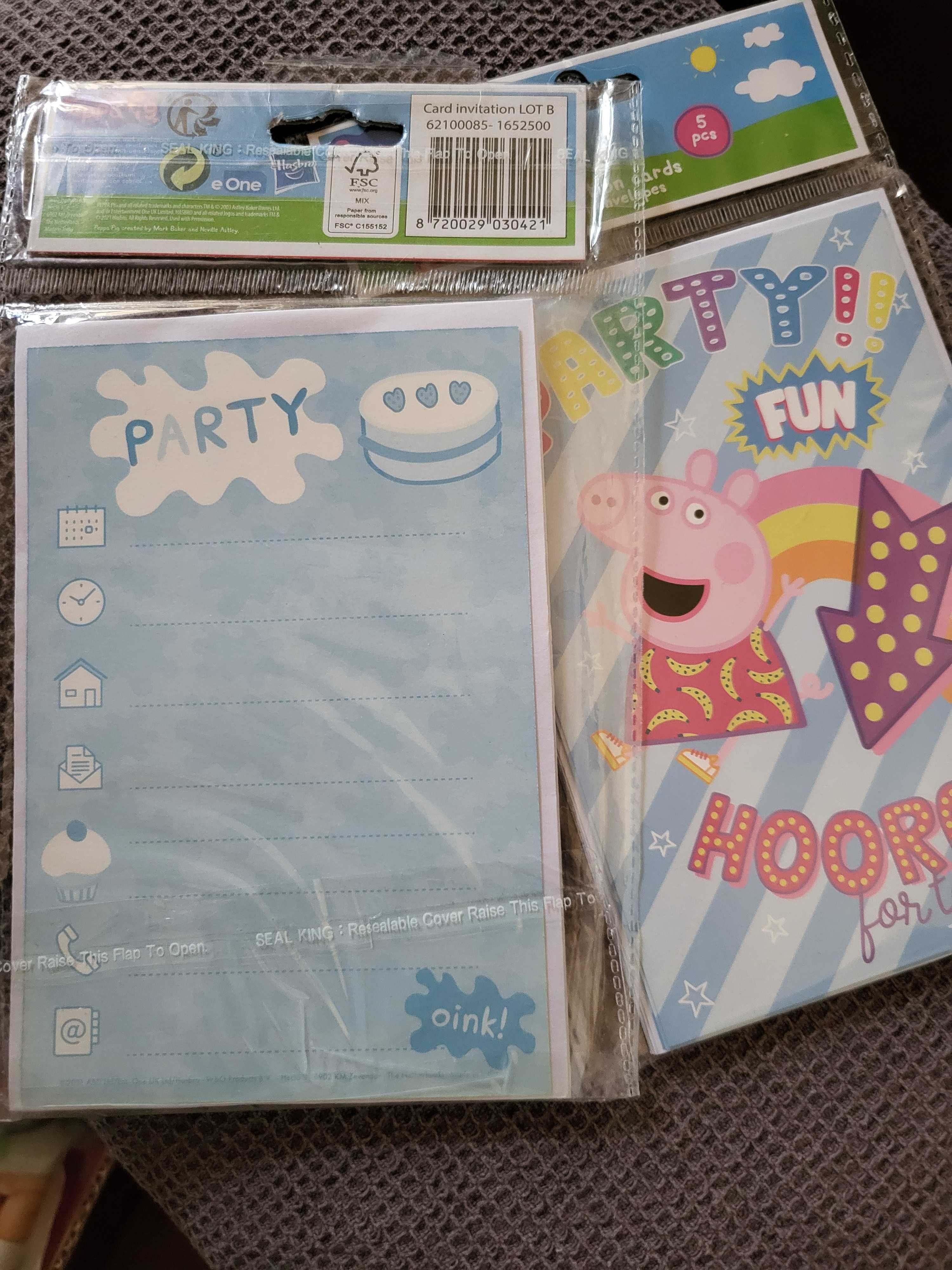 Zaproszenia Urodzinowe Peppa Pig
