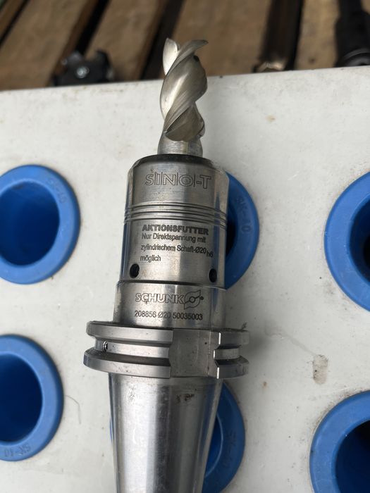 Frez Ø20 walcowo-czołowy + oprawka SCHUNK SINO-T SK40