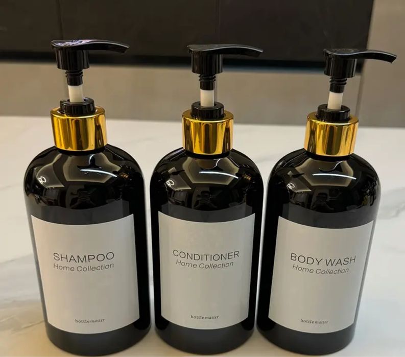 Butelki pod prysznic 6 sztuk