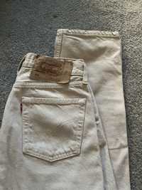 Beżowe jeansy LEVIS 501 W30 L30