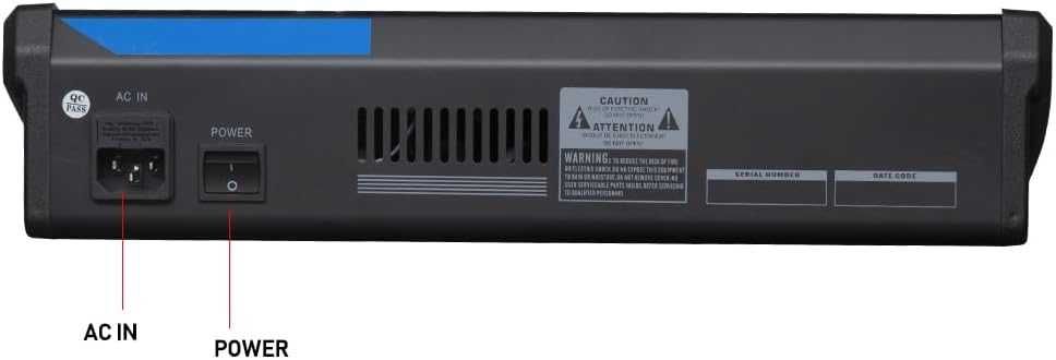 Mikser 8 kanałowy T80