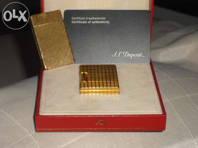 Isqueiros Dupont Ouro