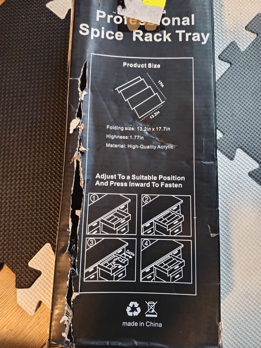 Organizer na przyprawy do szuflady