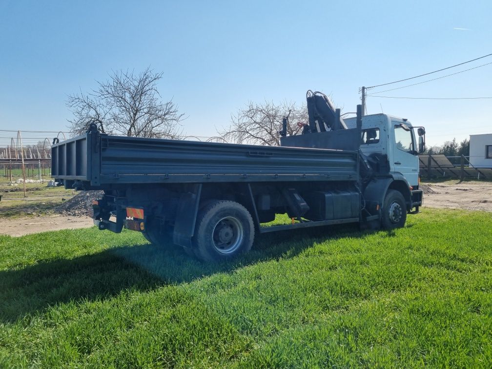 Atego 1823 Wywrotka HDS HIAB102-2 Ważne OC UDT do 30.01.2026