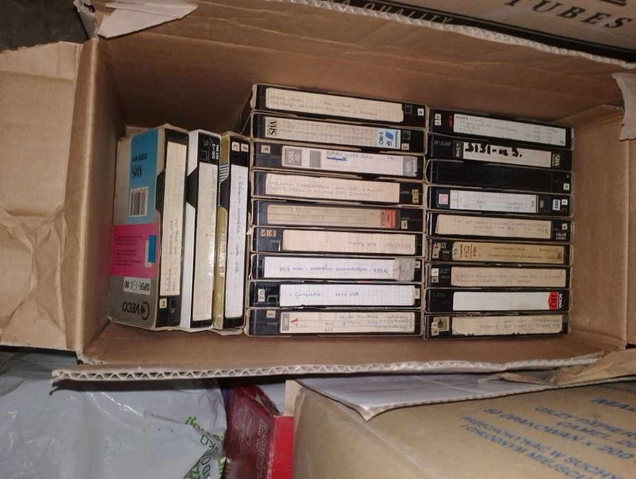 Na sprzedaż kasety VHS