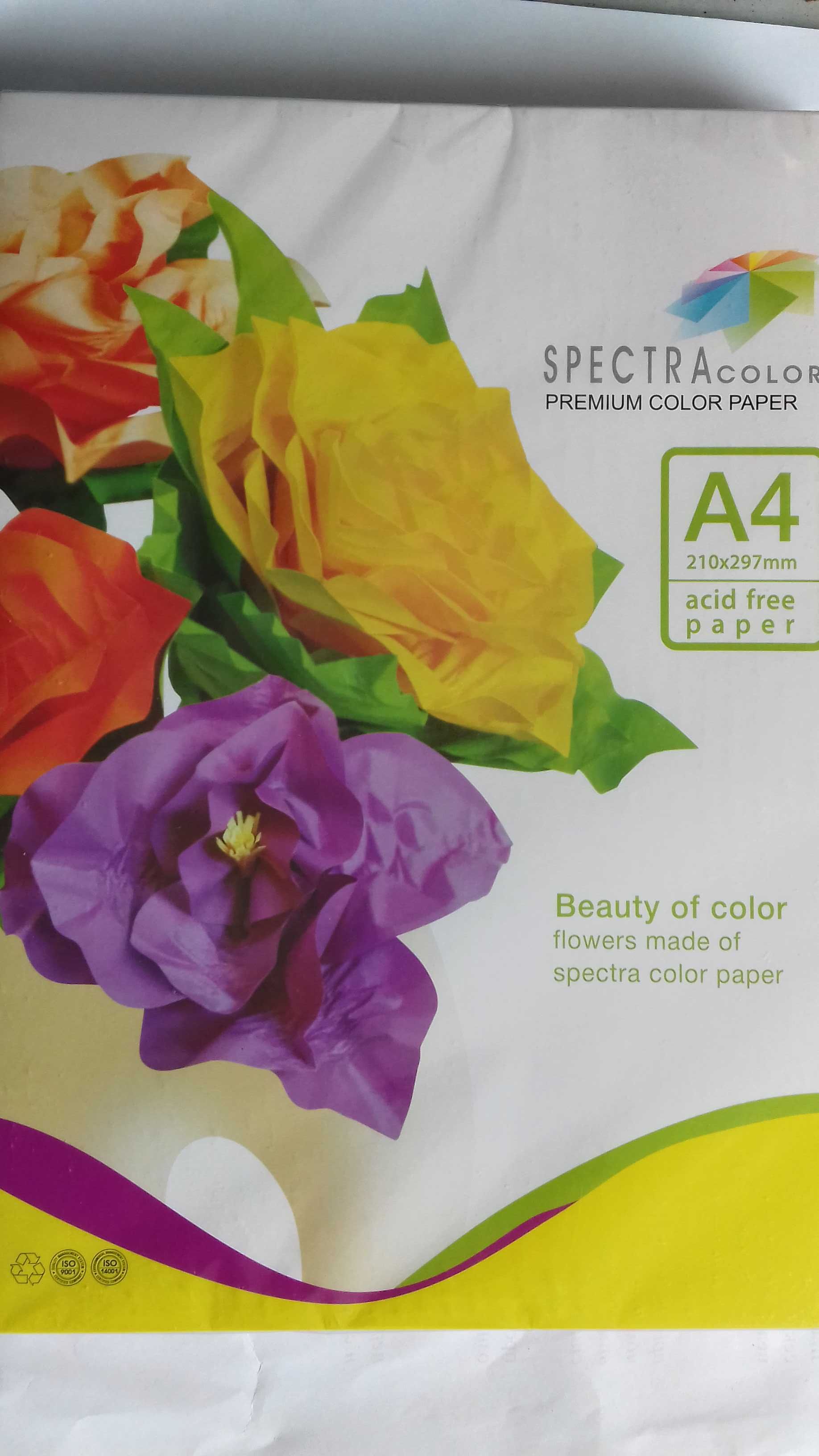 Папір кольоровий А4 / Бумага цветная А4 80 г/м 250 арк. / 100арк.