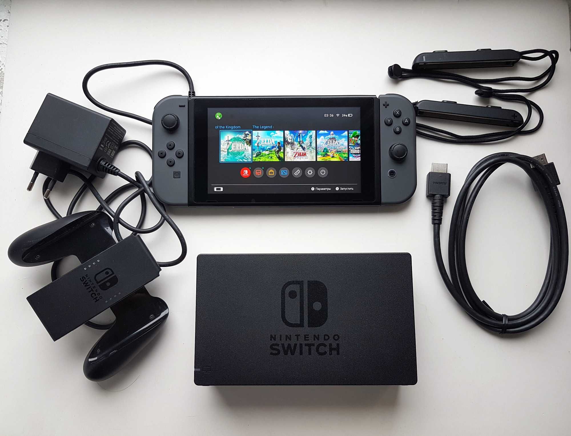 ‼️Nintendo Switch V1 +128GB все игры Бесплатно‼️ Как НОВЫЙ‼️ в Киеве