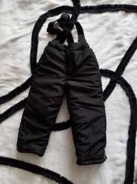Новий зимовий комбінезон напівкомбінезон зимові штани теплі чорні 1-2