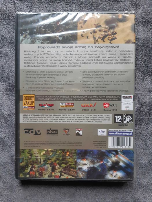 Blitzkrieg 2 Złota Edycja, Kolekcja Klasyki, Folia