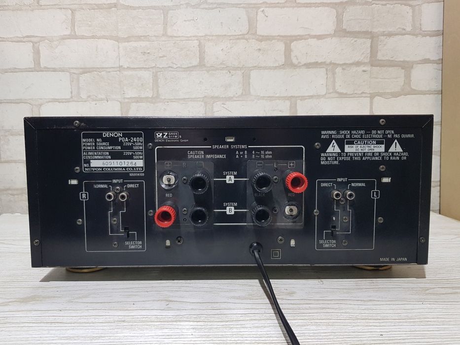 17,5 КгСтерео підсилювач/усилитель Denon POA-2400 2x330Вт  з Німеччини