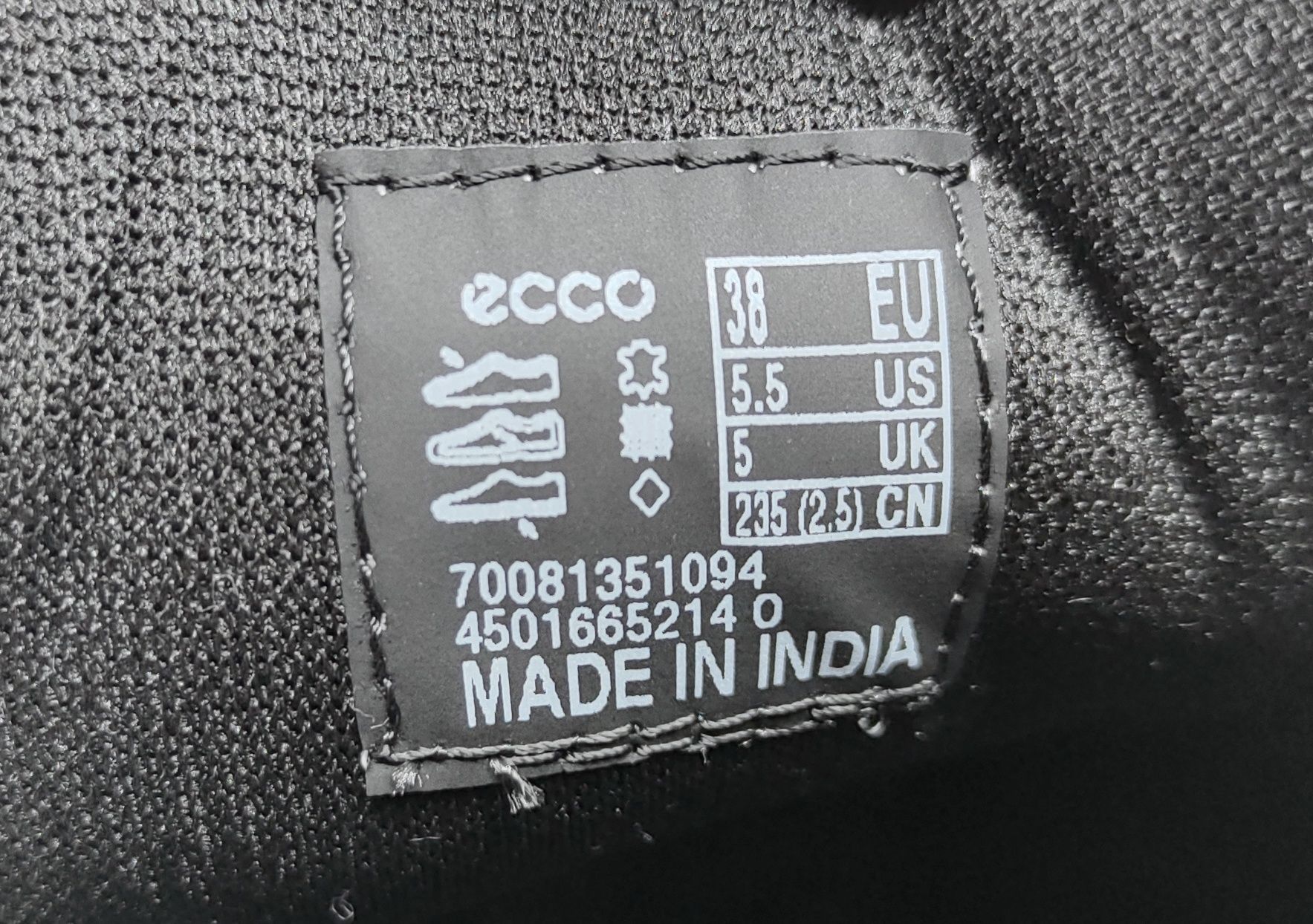 кожаные 37-40р кеды кроссовки полуботинки Ecco оригинал
