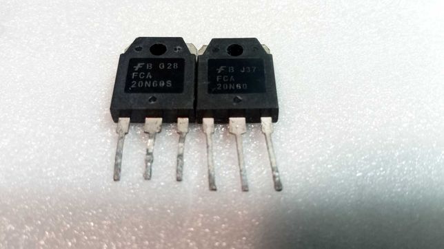 Польовий транзистор FCA20N60, 600 В, 20 А.