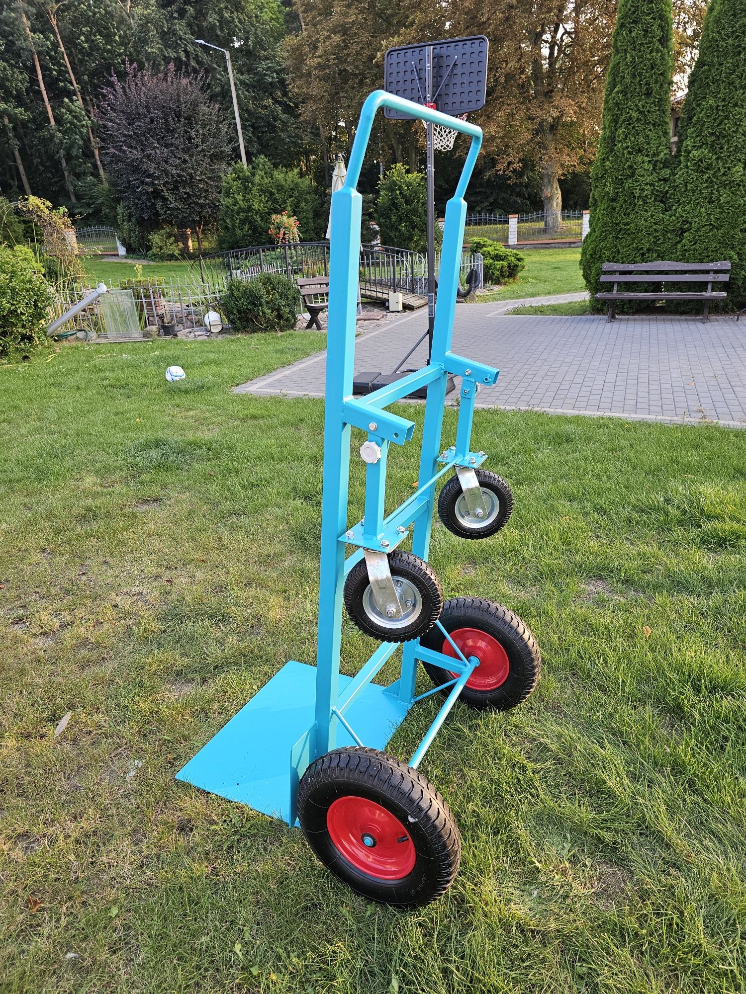 Wózek transportowy do dmuchańcóŵ, dmuchaniec, zjeżdżalnia