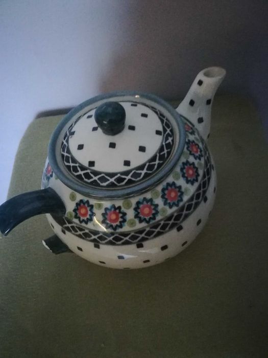 Czajniczek do herbaty 1L Ceramika Bolesławiecka