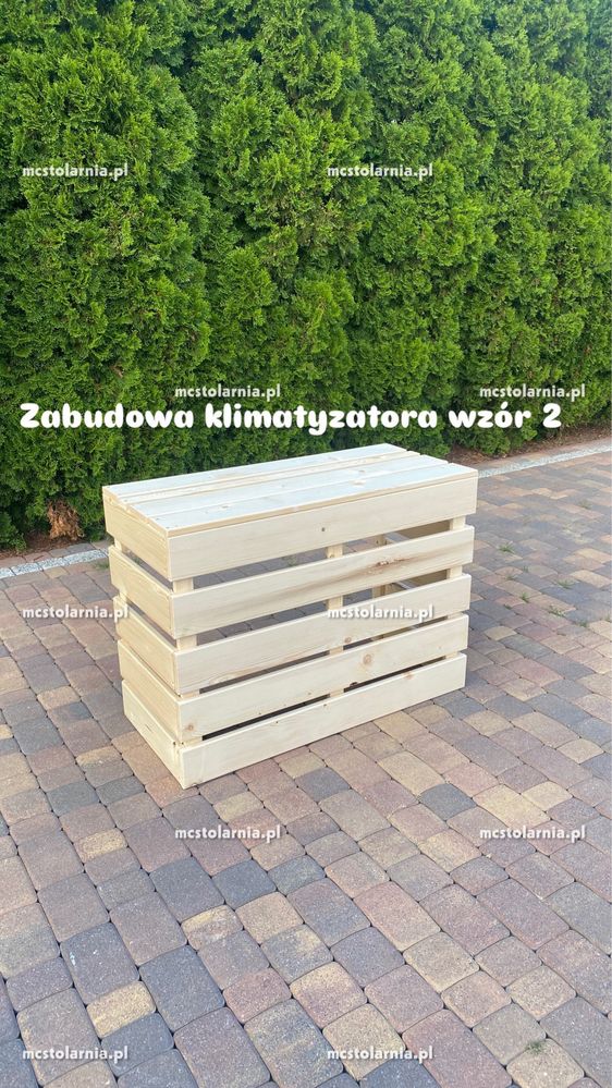 Zabudowa klimatyzatora obudowa klimy osłona jednostki pod wymiar