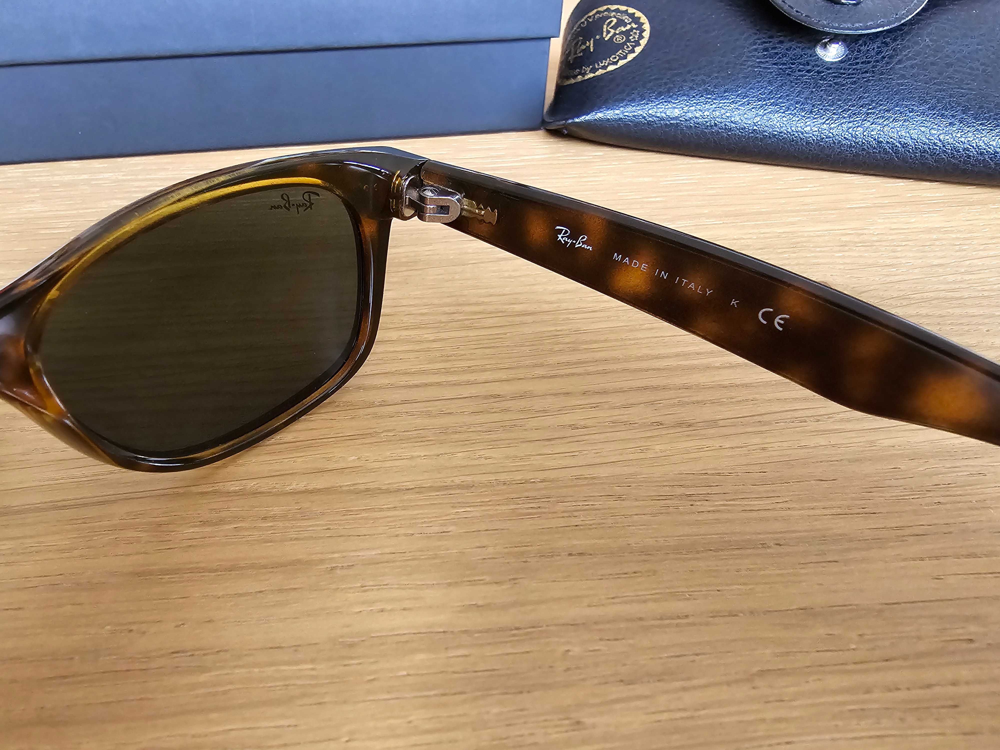 Okulary Ray-Ban New Wayfarer Classic RB2132 M55-18 oryginalne