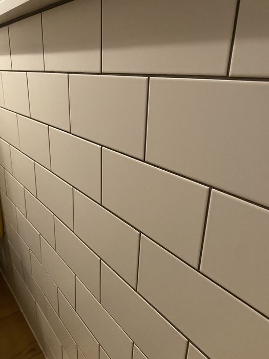 Płytki 10x20 biały mat.