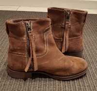 Botas em Pele nº31 - Zara Girls