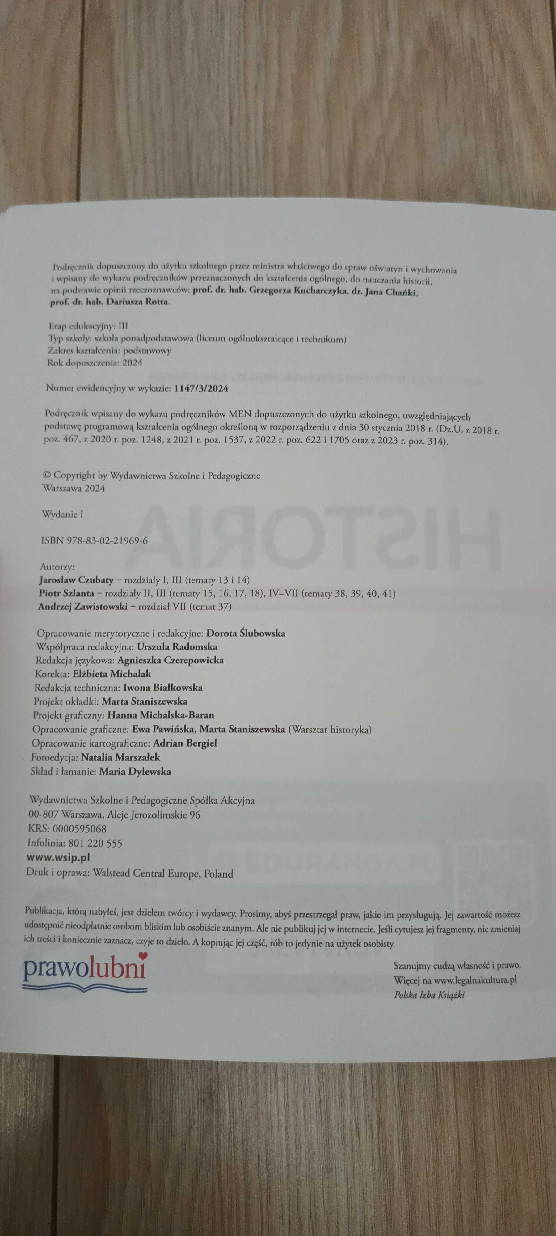 Podręcznik Historia WSIP 3