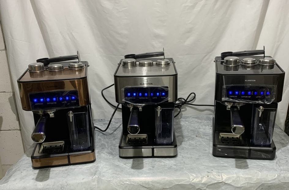 Еспресо машина 20 бар Кавоварка ріжкова Arabica Comfort Klarstein