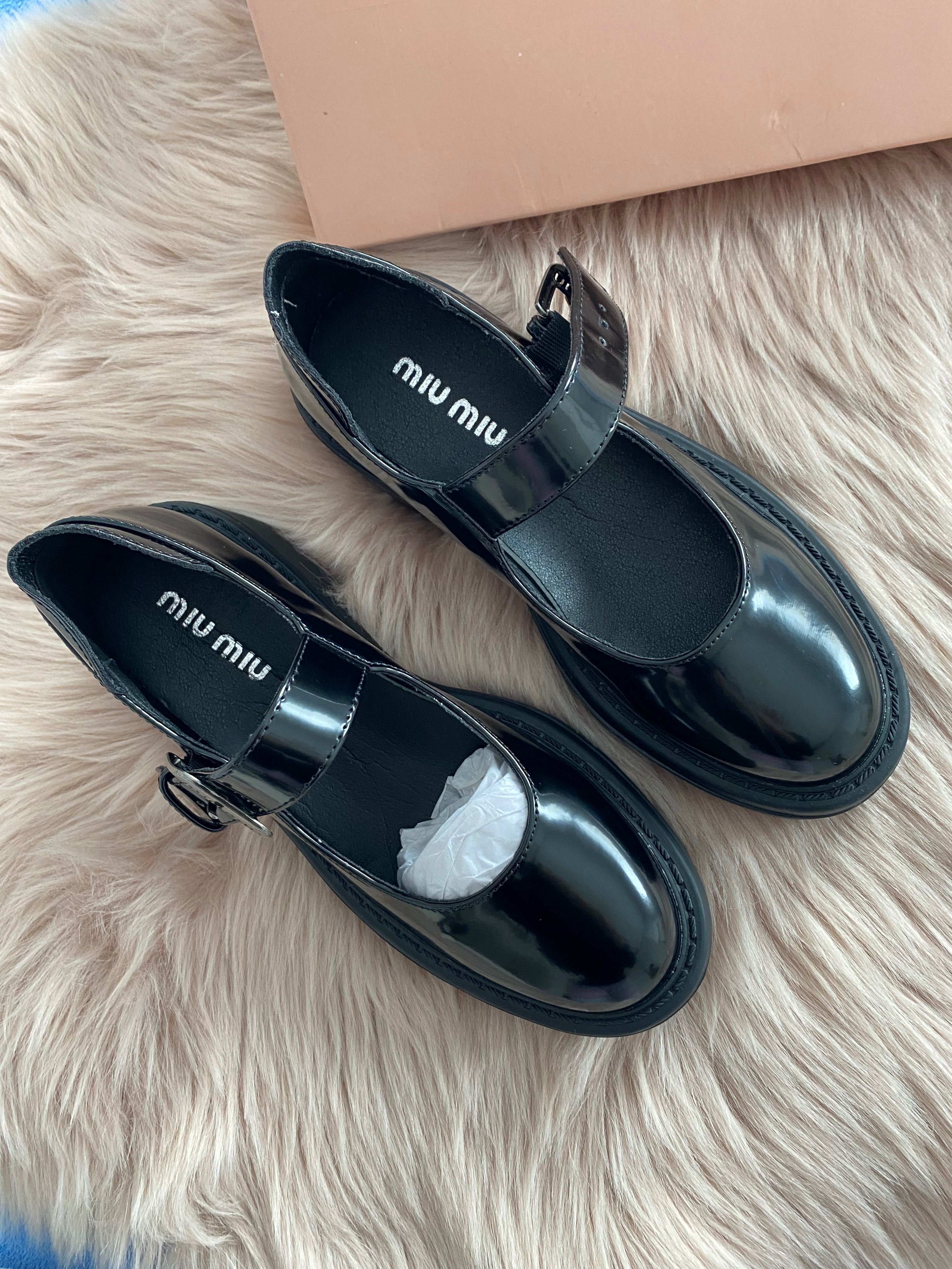 Loafersy buty miu miu nowe mokasyny 36 mary jane