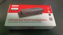 Unitek universal dual 4K KVM docking station
