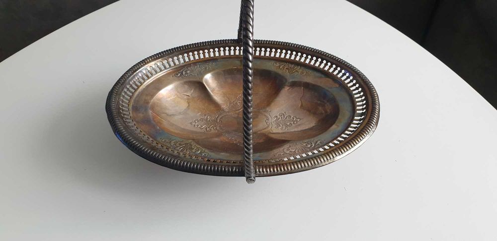 Starocie z Gdyni - Stare naczynia platerowane - owocarka