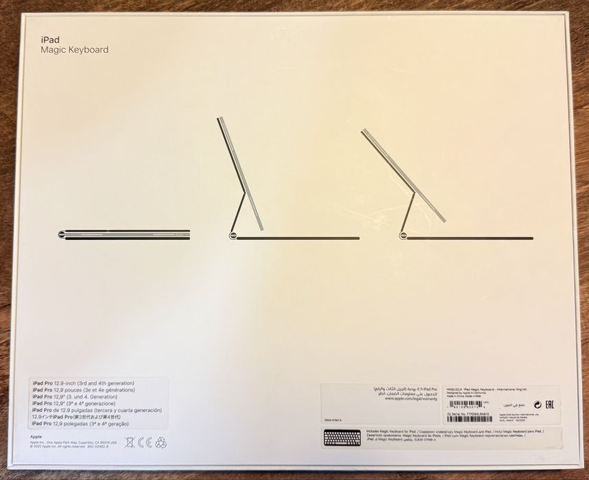 Klawiatura Apple Magic Keyboard do iPad Pro 12.9” (3 i 4 gen.)