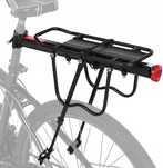 BAGAŻNIK ROWEROWY do 50kg regulowany aluminiowy tylny uniwersalny