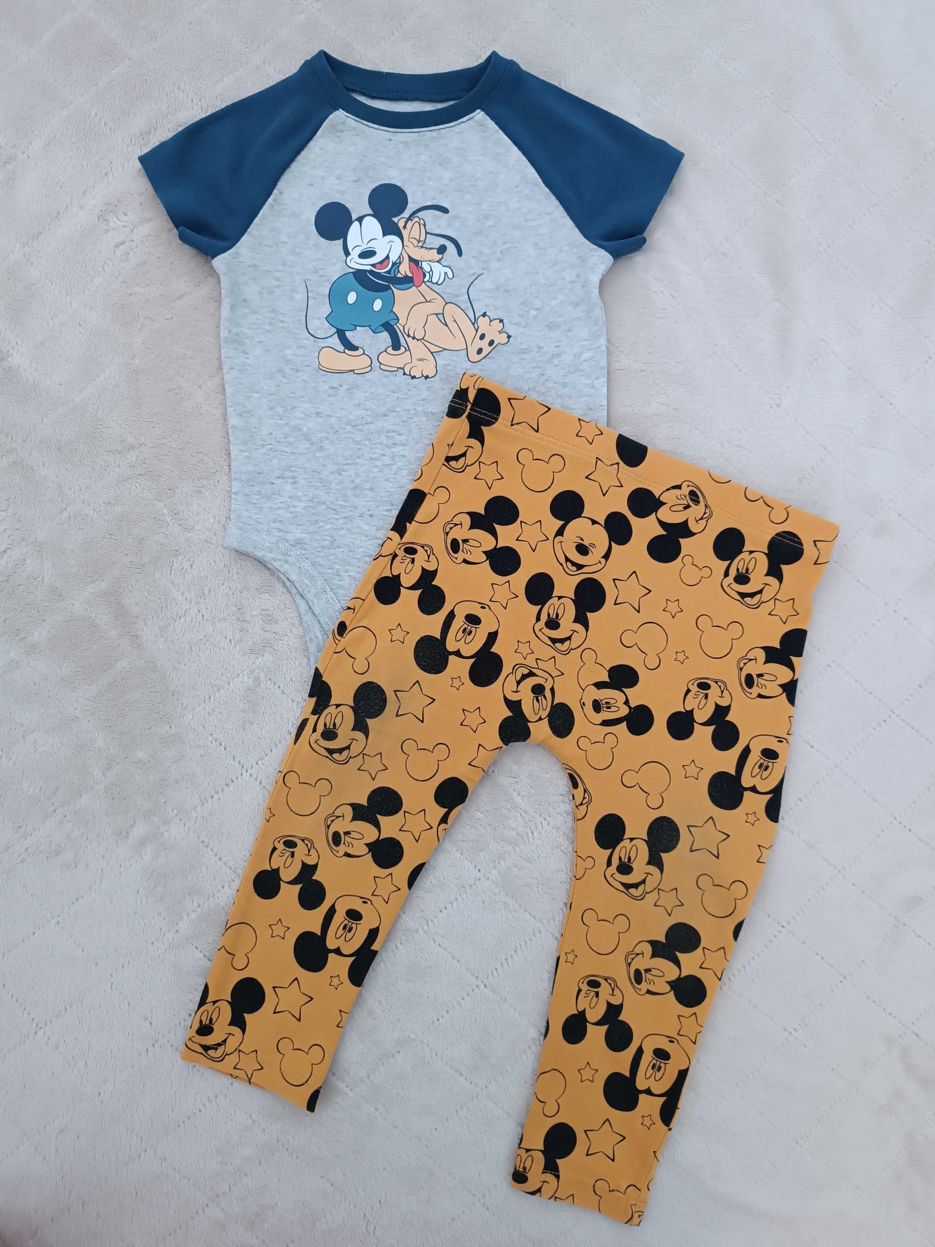 Zestaw body legginsy Myszka Mickey, 80/86 Disney