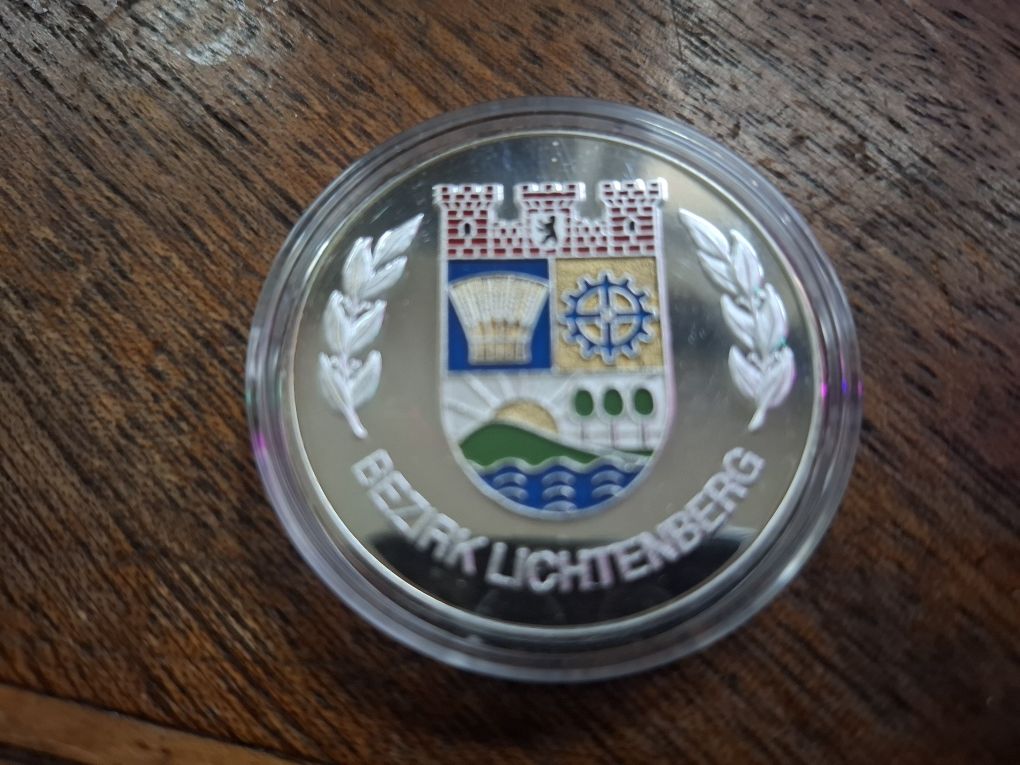 Moneta / Medal / pamiątkowa BEZIRK LICHTENBERG w etui