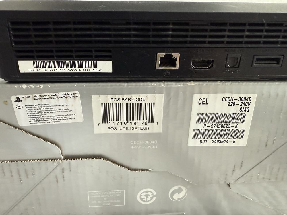 PS3 - PlayStation 3 Slim 320GB - plomba i pudełko