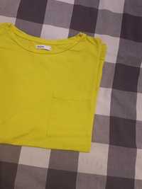 T-shirt żółty bez rękawów