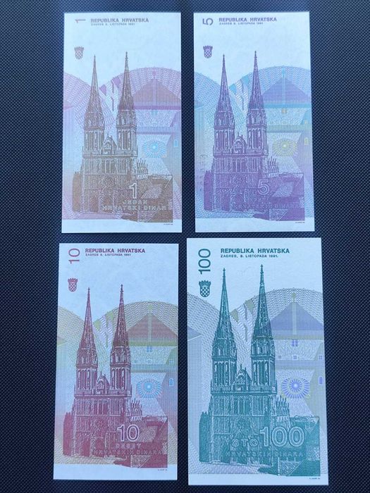 Notas Croácia Dinar