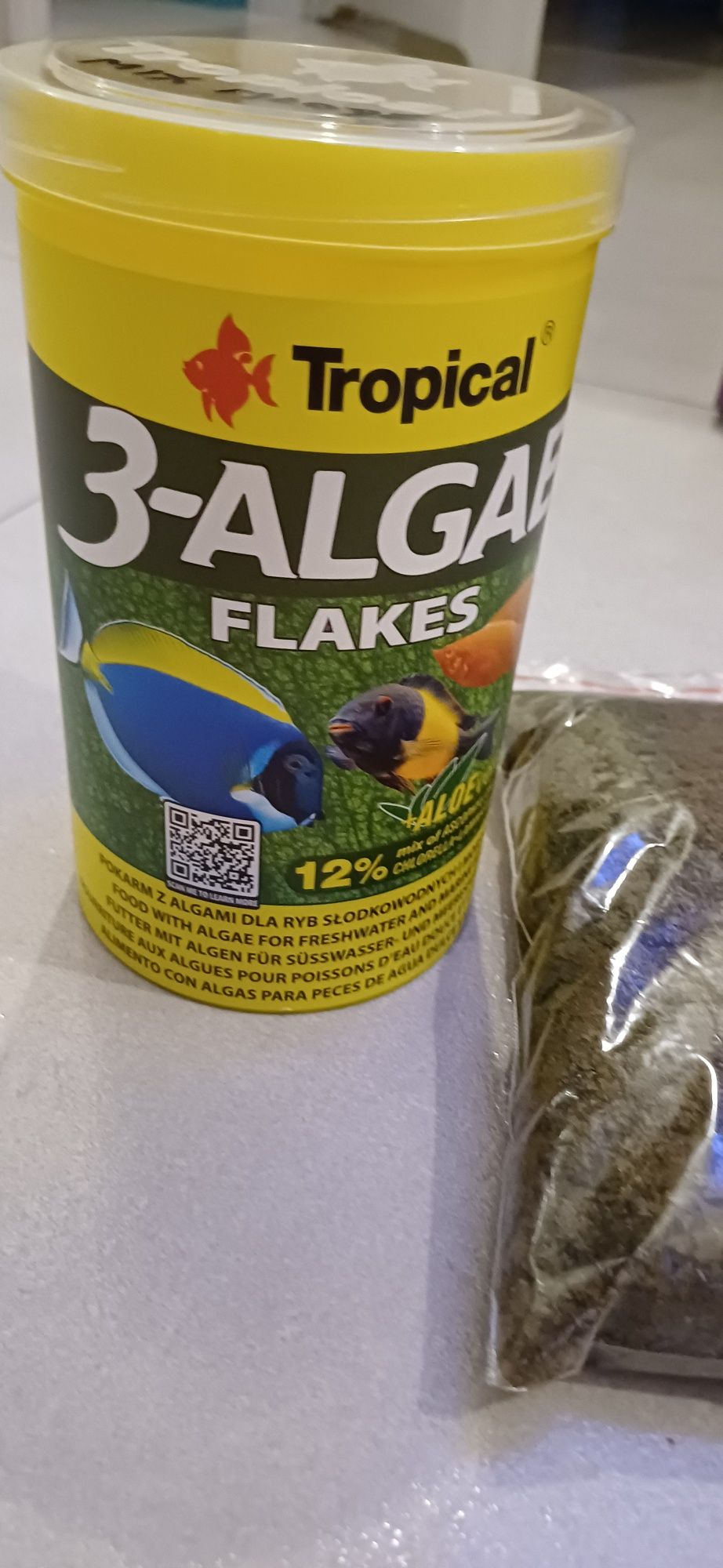 Sprzedam pokarm 3-ALGAE FLAKES idealny dla pyszczaków