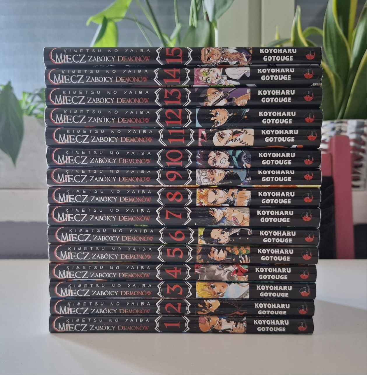 Demon Slayer 1-15, miecz zabójcy demonów, kimetsu no yaiba