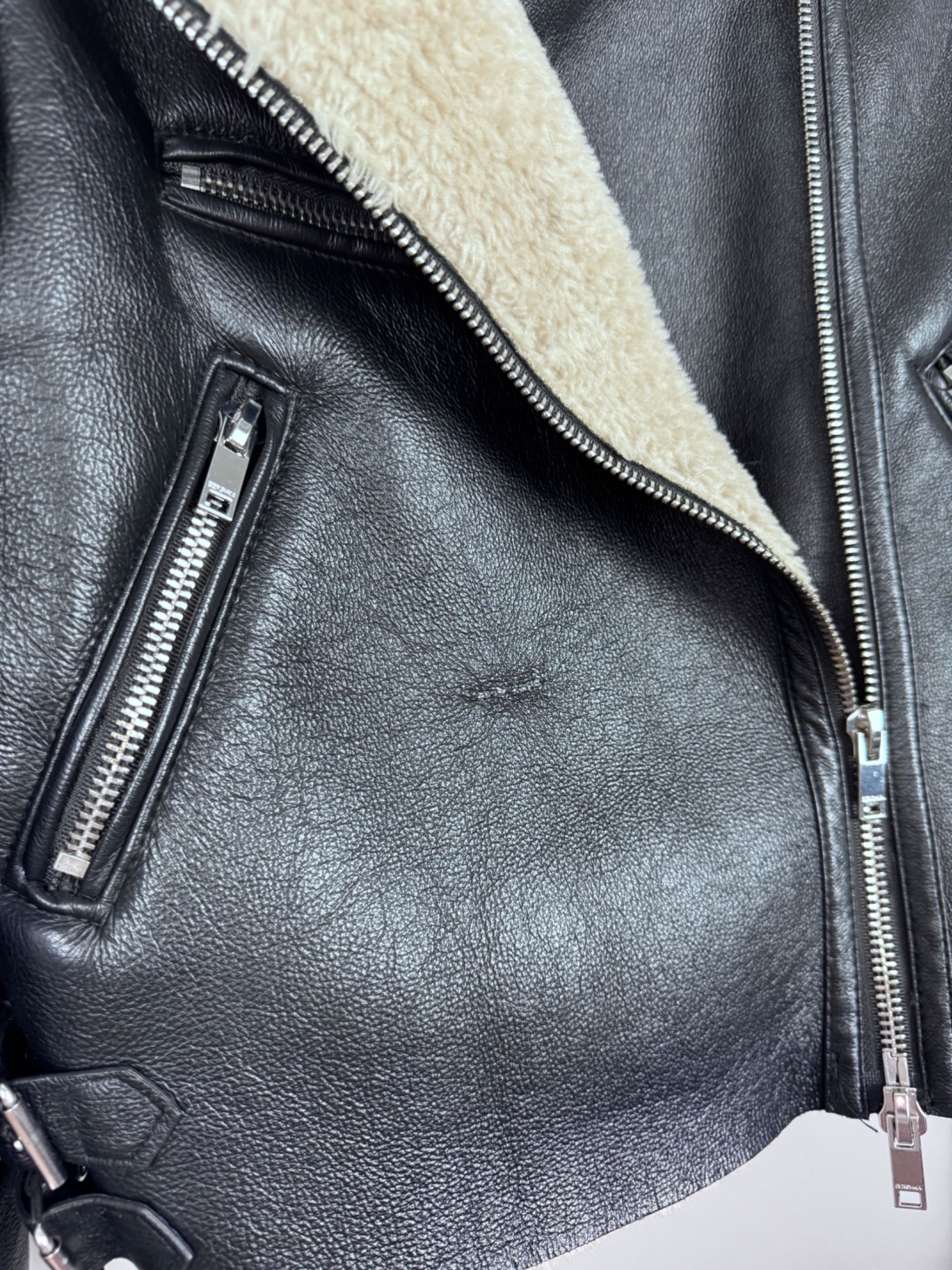 Дубленка куртка кожанка жіноча Bershka Zara