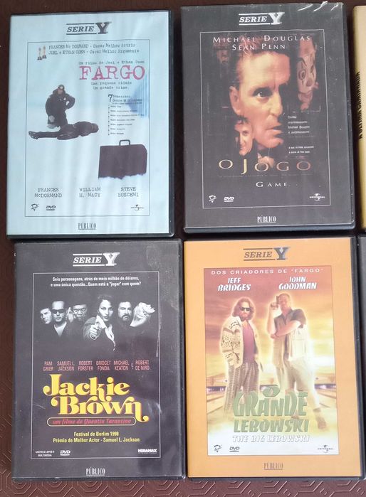 DVDs de filmes originais, lote 4, 10 un por 5€