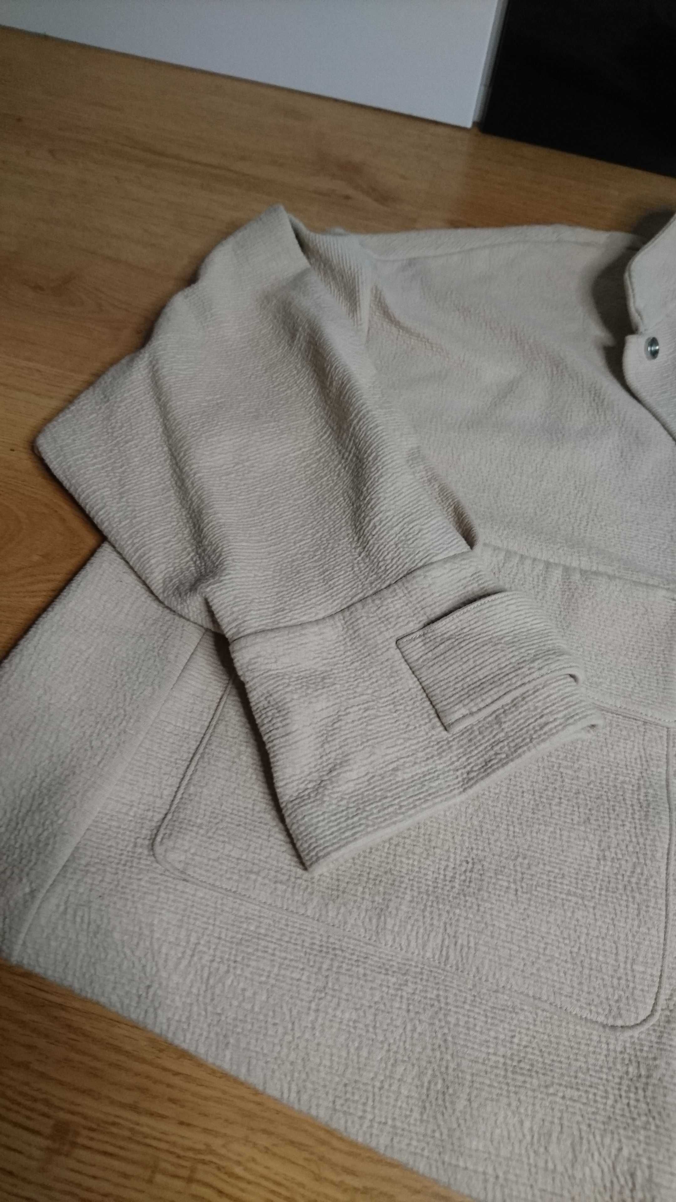 Bluza Zara Żakiet Cropped Jacket Damska Retro Vintage Kurtka Rozmiar L