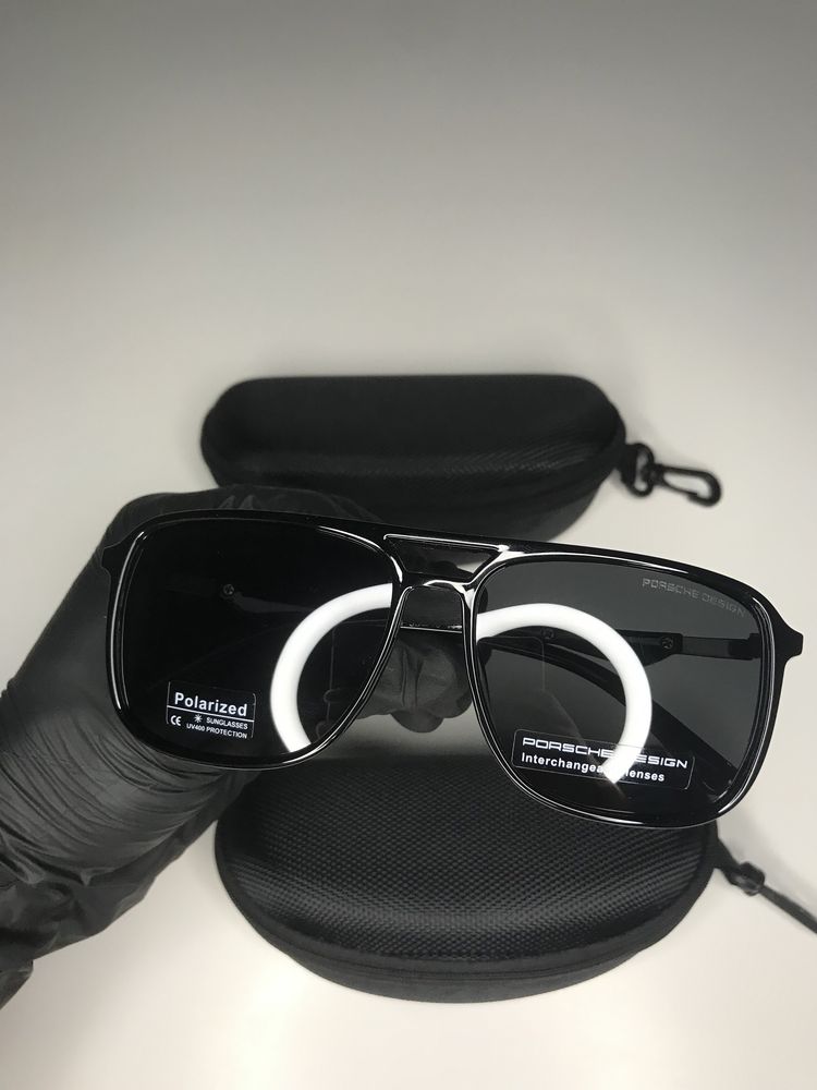 Солнцезащитные очки с шторками Порше Porcshe Polarized поляризация!